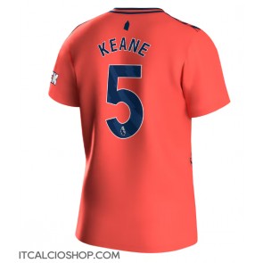 Everton Michael Keane #5 Seconda Maglia 2023-24 Manica Corta